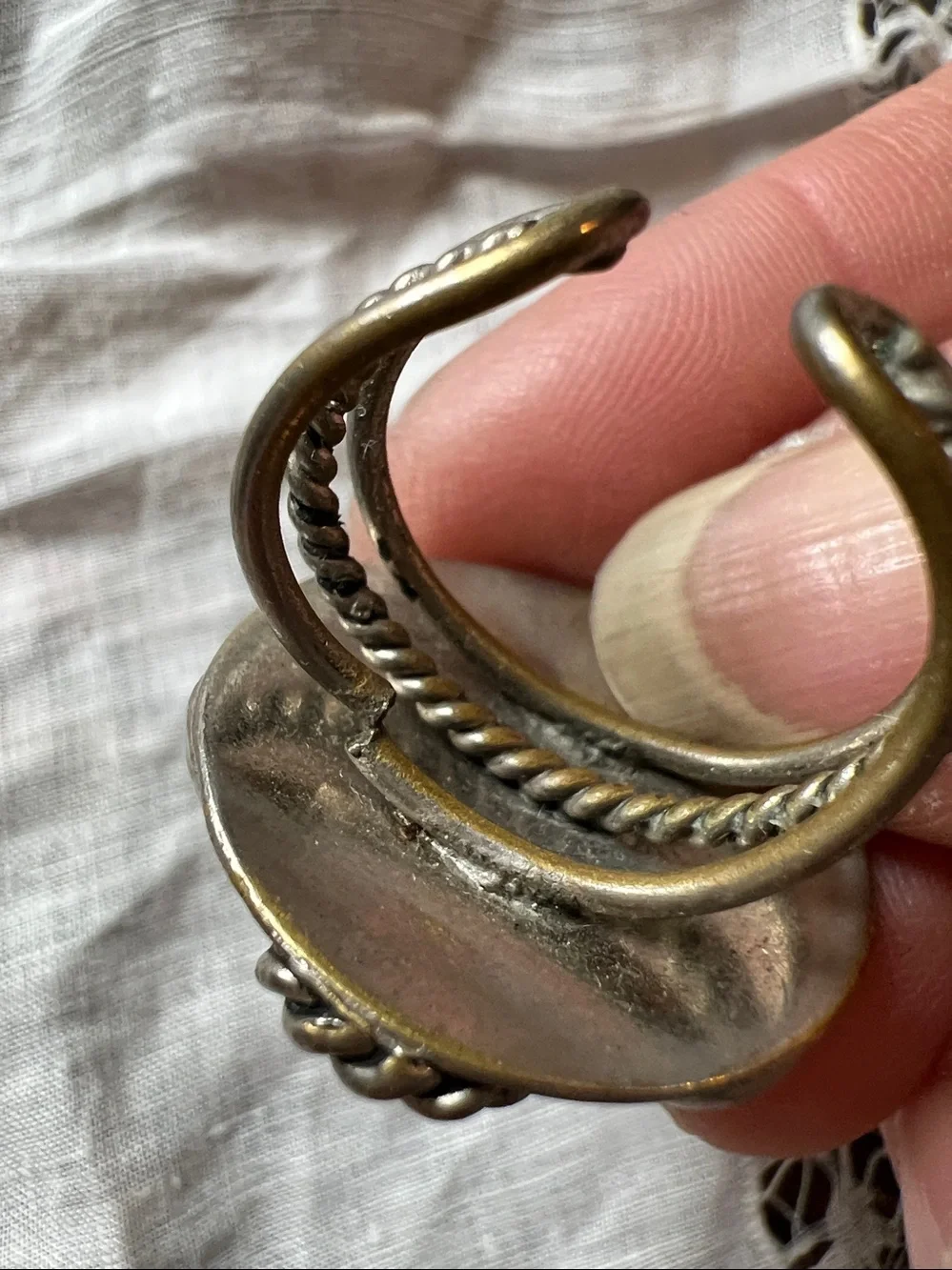 Vintage Mexican Silver Ring for repair